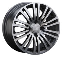 Wheels LS Wheels LS109 R13 W5.5 PCD4x98 ET35 DIA58.5 Silver+Black