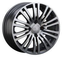 Wheels LS Wheels LS109 R14 W6 PCD4x98 ET35 DIA58.5 Silver+Black