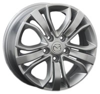 Wheels LS Wheels MZ14 R17 W6.5 PCD5x114.3 ET53 DIA67.1 Silver