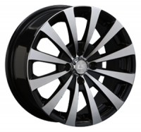 Wheels LS Wheels NG247 R15 W6.5 PCD4x100 ET38 DIA73.1 Silver+Black