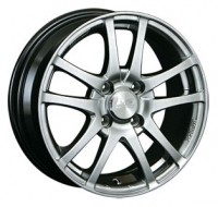 Wheels LS Wheels NG450 R15 W6 PCD4x100 ET45 DIA73.1 Silver+Black