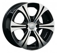 Wheels LS Wheels P1048 R16 W7 PCD4x108 ET20 DIA65.1 Silver+Black