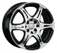Wheels LS Wheels P1070 R16 W7 PCD5x112 ET38 DIA73.1 Silver+Black