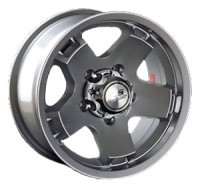 Wheels LS Wheels T141 R15 W10 PCD5x139.7 ET-44 DIA108.2 Silver