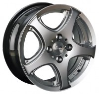 Wheels LS Wheels T243 R14 W6 PCD4x100 ET38 DIA73.1 Silver