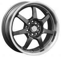 Wheels LS Wheels TS436 R15 W6.5 PCD4x100 ET42 DIA73.1 Silver+Black