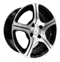 Wheels LS Wheels W017 R13 W5.5 PCD4x98 ET35 DIA58.5 Silver+Black