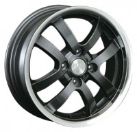 Wheels LS Wheels ZT389 R13 W5 PCD4x98 ET35 DIA58.5 Silver+Black