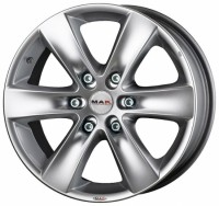 Wheels Mak Sierra R15 W7 PCD6x139.7 ET0 DIA112 Silver
