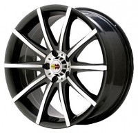 Wheels Momo Ten's R16 W7 PCD4x100 ET35 DIA72.2 Silver+Black