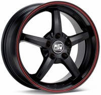 Wheels MSW 16 R17 W8 PCD5x100 ET35 DIA0 Black