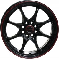 Wheels PDW 849 Takumi R15 W6.5 PCD4x98/100 ET35 DIA69.1 Black