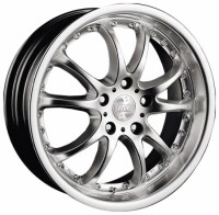 Wheels Racing Wheels H-107 R15 W6.5 PCD4x108 ET20 DIA0 Silver