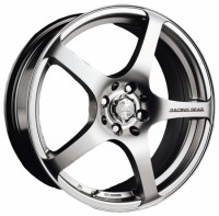 Wheels Racing Wheels H-125 R14 W6 PCD5x100 ET35 DIA67.1 Super silver