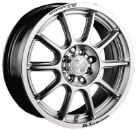 Wheels Racing Wheels H-133 R14 W6 PCD4x100 ET38 DIA67.1 Silver