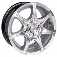 Wheels Racing Wheels H-134 R13 W5.5 PCD4x100 ET35 DIA67.1 Super silver