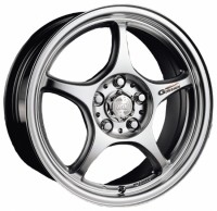 Wheels Racing Wheels H-151 R14 W6 PCD4x100 ET38 DIA67.1 Silver