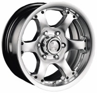 Wheels Racing Wheels H-154 R15 W7 PCD5x139.7 ET0 DIA110.5 Silver