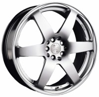 Wheels Racing Wheels H-192 R14 W6 PCD4x108 ET38 DIA67.1 Silver