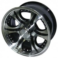 Wheels Racing Wheels H-266 R16 W8 PCD6x139.7 ET10 DIA110.5 BKFP