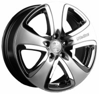 Wheels Racing Wheels H-370 R18 W8 PCD5x112 ET35 DIA73.1 Silver+Black