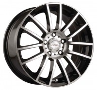 Wheels Racing Wheels H-408 R17 W7.5 PCD5x100 ET35 DIA73.1 Black polished