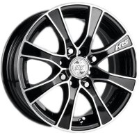 Wheels Racing Wheels H-476 R13 W5.5 PCD4x100 ET38 DIA67.1 Black polished