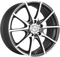 Wheels Racing Wheels H-490 R14 W6 PCD4x100 ET38 DIA67.1 BKFP