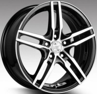 Wheels Racing Wheels H-534 R15 W6.5 PCD4x100 ET40 DIA67.1 BKFP