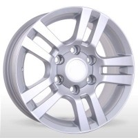 Wheels Replica BKR-274 R16 W7 PCD6x139.7 ET30 DIA106.2 Silver