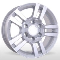 Wheels Replica BKR-274 R17 W7.5 PCD6x139.7 ET30 DIA106.1 Silver