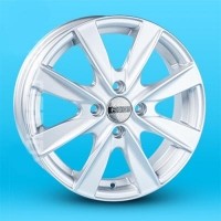 Wheels Replica Dacia T-524 R15 W5.5 PCD4x100 ET46 DIA60.1 Silver