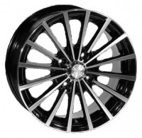 Wheels SH 241 R13 W5.5 PCD4x100 ET25 DIA73.1 Silver+Black