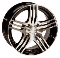 Wheels SH 277 R14 W6 PCD4x114.3 ET35 DIA73.1 Silver+Black