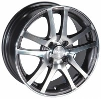 Wheels SH 450 R14 W5.5 PCD4x100 ET38 DIA73.1 Silver+Black