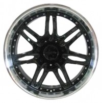 Wheels SRD Tuning 561 R22 W9.5 PCD5x130 ET40 DIA71.6 Silver+Black