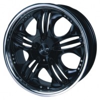 Wheels SRD Tuning Premium M104 R17 W7.5 PCD4x100 ET35 DIA67.1 Silver+Black