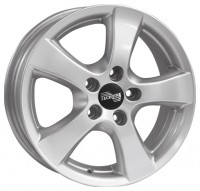 Wheels Tech Line 516 R15 W6 PCD5x100 ET45 DIA57.1 Silver