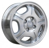 Wheels TG Racing LZ 018 R14 W6 PCD4x100 ET38 DIA60.1 Silver+Black