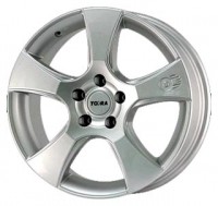 Wheels Toora T570 R17 W7.5 PCD5x100 ET42 DIA67.2 Silver