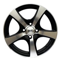 Wheels Wiger WG2001 R15 W6 PCD4x100 ET38 DIA56.6 Silver+Black