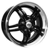 Wheels Wolf Drive 529 R16 W7 PCD4x108 ET20 DIA65.1 Black