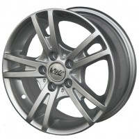 Wheels Wolf Hydra 376 R14 W6 PCD4x114.3 ET35 DIA67.1 Silver