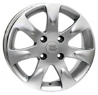 Wheels WSP Italy W3702 R15 W6 PCD4x100 ET43 DIA54.1 Silver