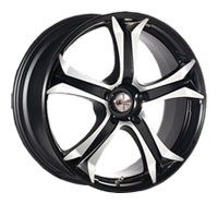 Wheels Yamato Katayama R17 W7 PCD5x100 ET48 DIA56.1 Silver+Black