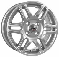 Wheels Zepp Modena R14 W6 PCD4x100 ET45 DIA69.1 Silver